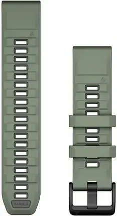 Ремінець для розумного годинника Pasek silikonowy zielono-Gray QuickFit 22 mm do Fenix 6/Fenix 7/7 PRO/Fenix 8, фото 1