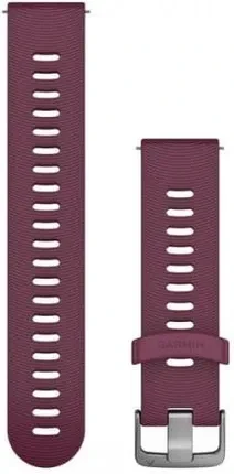 Ремінець для розумного годинника Garmin Silikonowy pasek Vivoactive 3/Vivomove HR/Forerunner 645/Forerunner 245 jagodowy