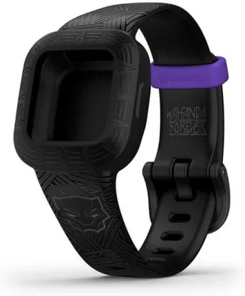 Ремінець для розумного годинника Garmin Vivofit Jr.3 Opaska Marvel Black Pantera