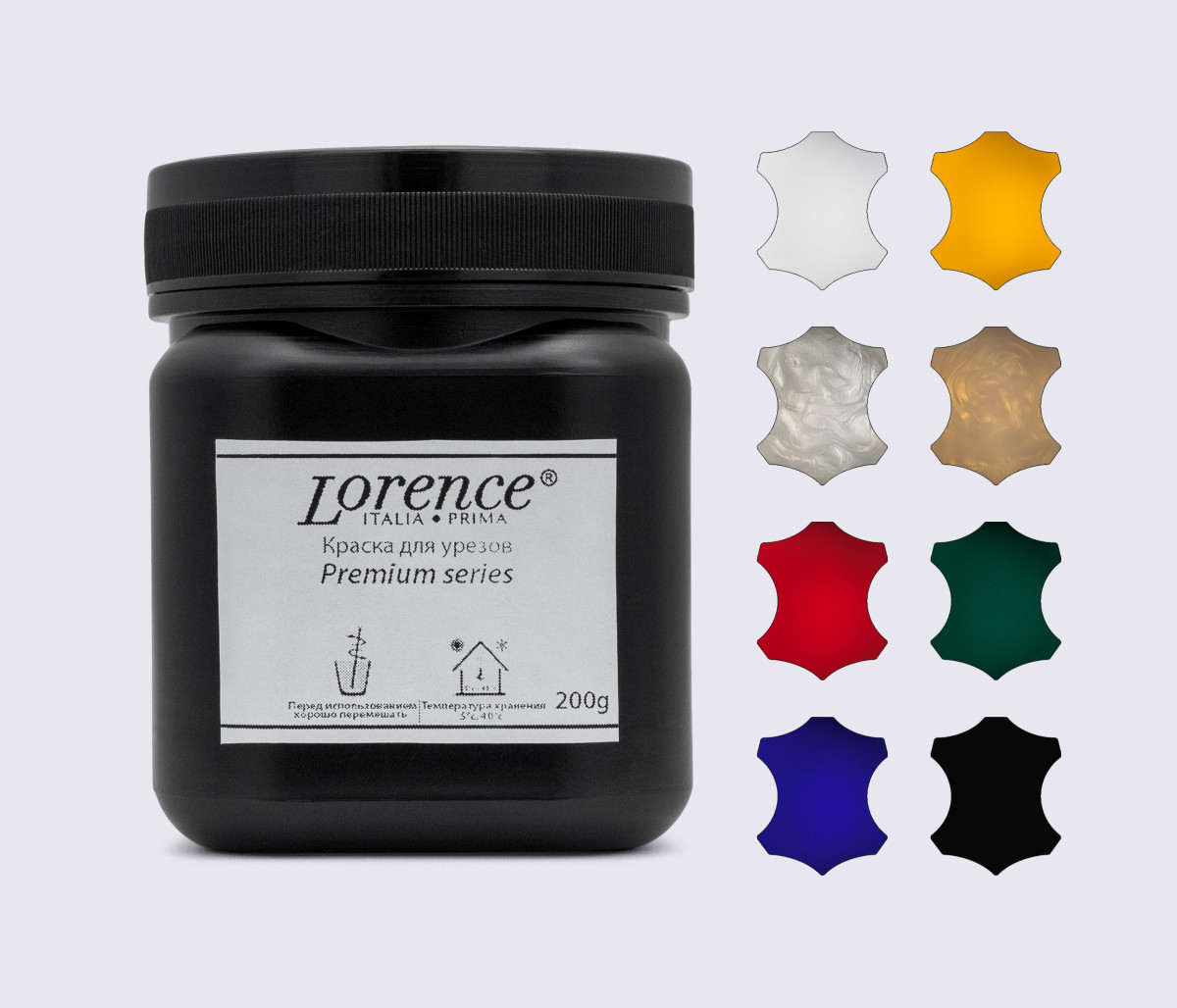 Фарба для урізів Premium Series (Lorence) 200 г