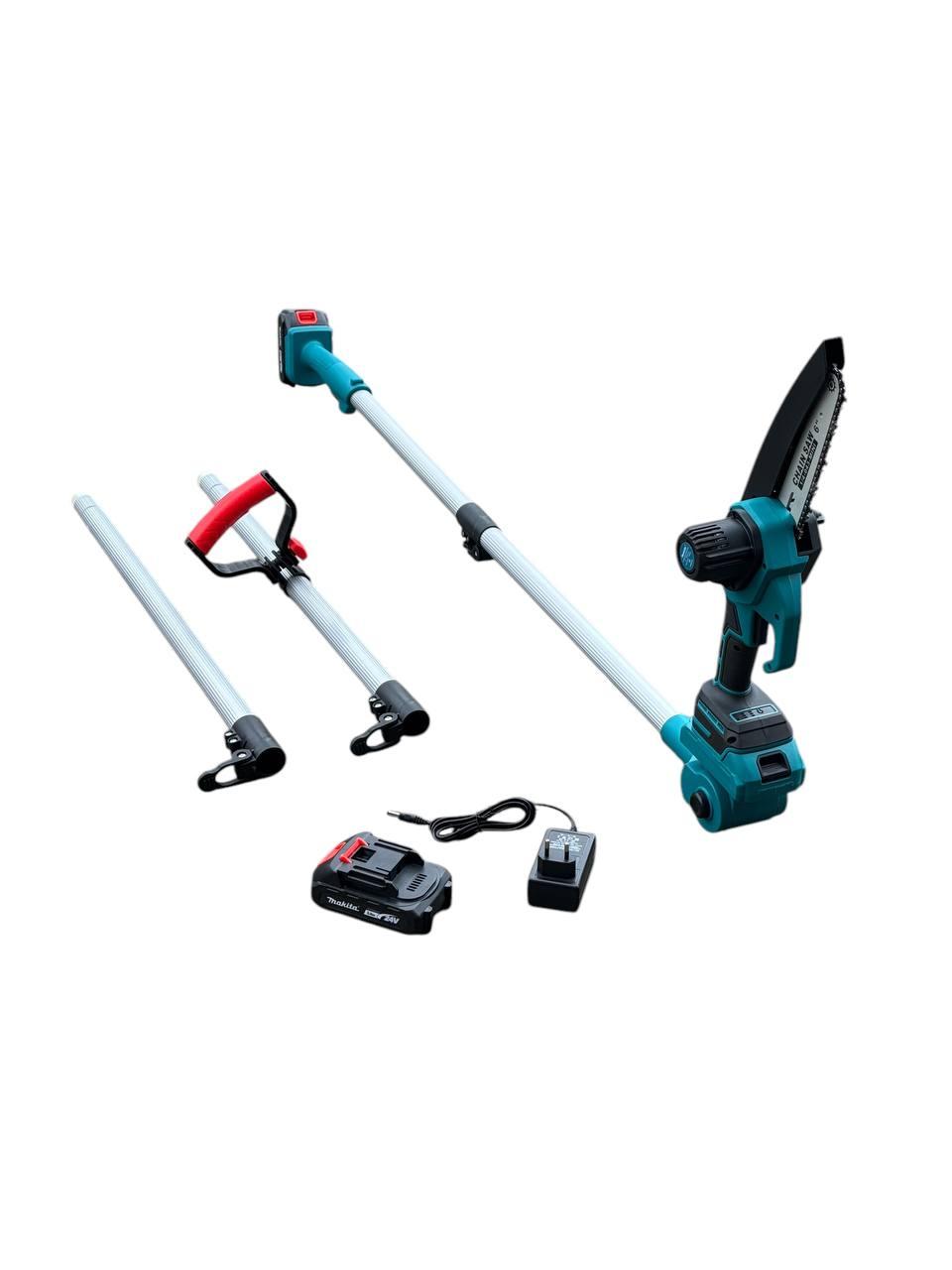 Висоторіз акумуляторний Makita DUC 170Z (24V, 5AH, шина 16 см) безщіткова міні-пилка зі штангою 3.5 метра