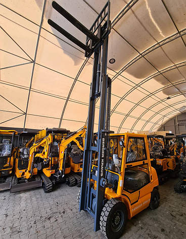 Дизельний навантажувач FD25 2500кг 4,5м щогла 1220мм вила КАБІНА, фото 1