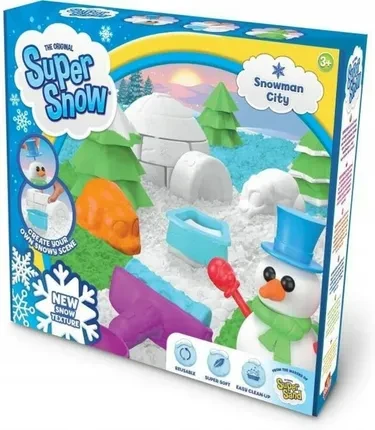 Іграшка Super Sand Piasek Kinetyczny Zimowe Miasteczko 929035.006