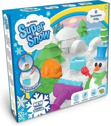 Іграшка Super Sand Piasek Kinetyczny Zimowe Miasteczko 929035.006, фото 5