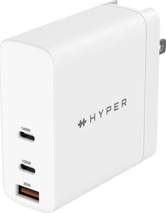 Зарядний кабель Hyperdrive   Usb C 140 W Pd 3.1 Z Adapterami Biała
