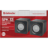 Акустична система 2.0 Defender SPK 33 Black (65633), фото 3