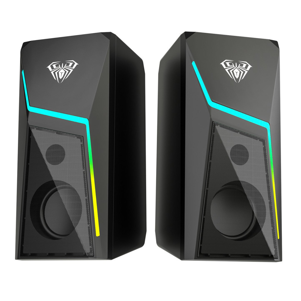 Акустична система 2.0 Aula N-521 Led USB Black