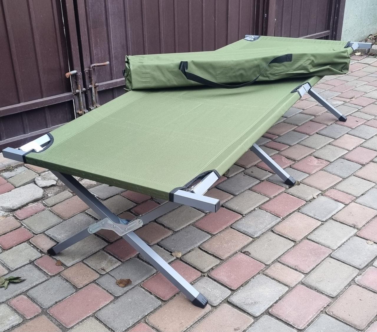 Армейська розкладачка НАТО — натовська розкладачка сталь до 120 кг, фото 1