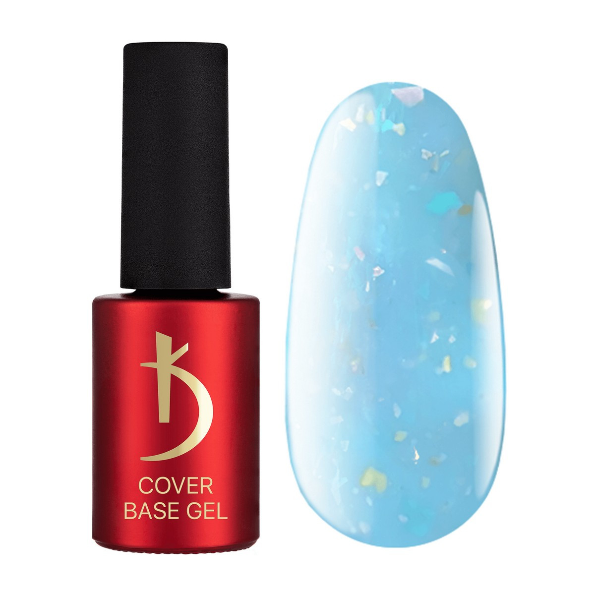 Камуфлювальне базове покриття Kodi Professional Cover Base Gel Flake #16, 7 мл