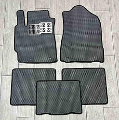 EVA Ева килимки в салон для Geely Emgrand EC 8 2011-2024 / Джилі Емгранд ЕС 8 килимки