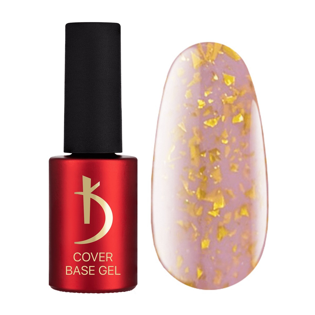 Камуфлювальне базове покриття Kodi Professional Cover Base Gel Flake #9, 7 мл