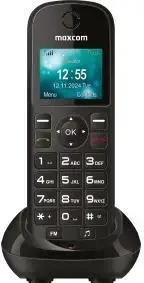 Стаціонарний телефон Maxcom MM 35D SE Black