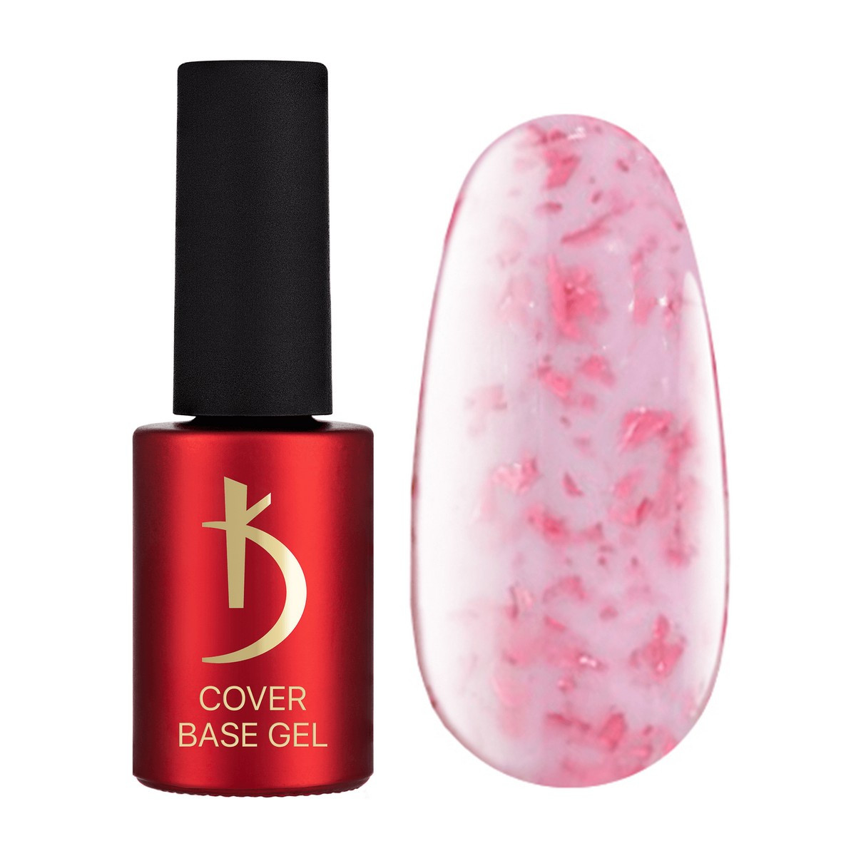 Камуфлювальне базове покриття Kodi Professional Cover Base Gel Flake #2, 7 мл