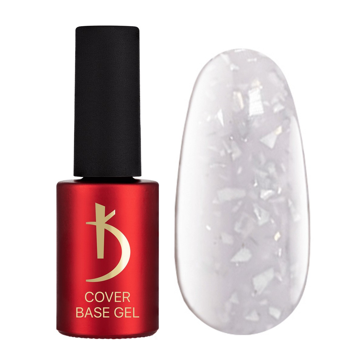 Камуфлююче базове покриття Kodi Professional Cover Base Gel Flake #1, 7 мл