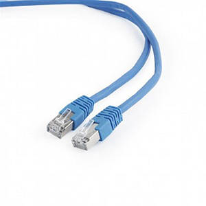 Патч-корд Cablexpert (PP6-3M/B) FTP, литий, 50u" штекер із клямкою, 3 м, синій