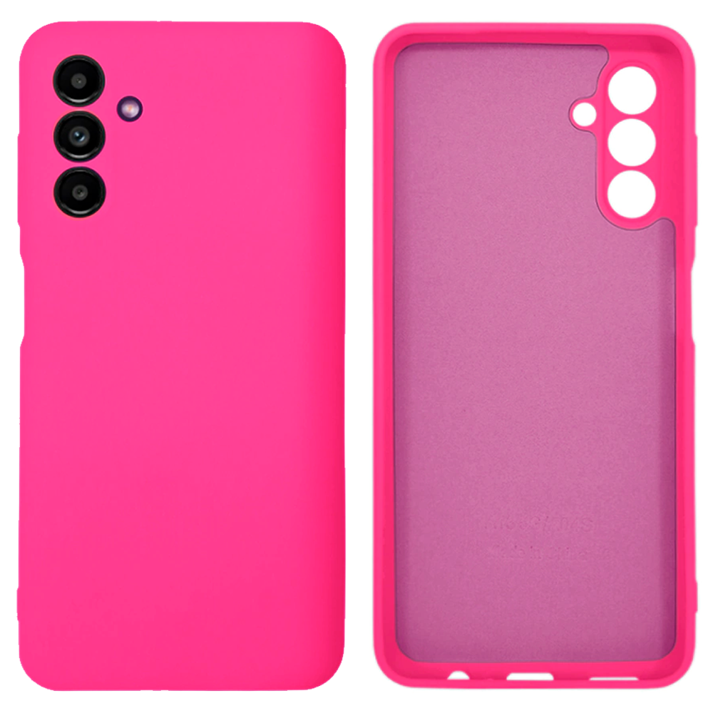 Чохол Silicone case для Samsung A13 (31) Barbie pink яскраво рожевий, фото 1