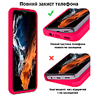 Чохол Silicone case для Samsung A13 (31) Barbie pink яскраво рожевий, фото 4