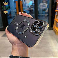 Чохол на Айфон 16 Pro Max силіконовий Срібний / MagSafe case for iPhone 16 Pro Max Сріблястий