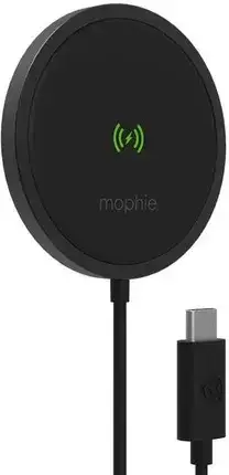 Зарядний пристрій Mophie Snap+ Wireless Charging Pad 15W Black (IWCSPMOMSBK), фото 1