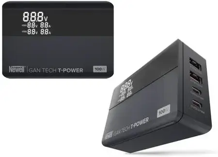 Зарядний пристрій Newell Sieciowa Gan Tech T-Power 100 W, фото 1
