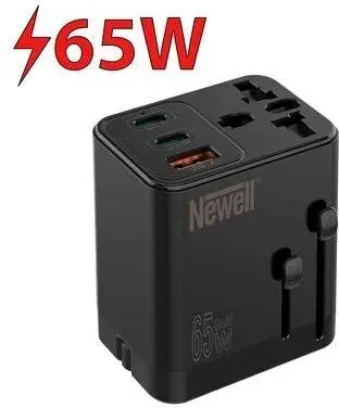 Зарядний пристрій Newell  Sieciowa Gan Travel Adapter Nl3821 65 W Black