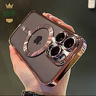 Чохол на Айфон 16 Pro Max силіконовий Рожевий / MagSafe case for iPhone 16 Pro Max Рожевий