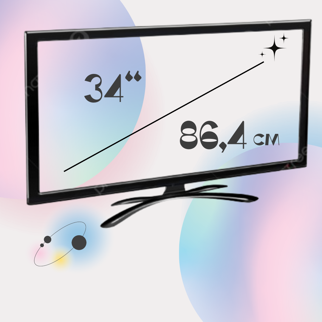 34-дюймовий телевізор із тонким екраном на Android YU227