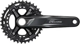 Шатун для велосипеда Shimano Deore Fc-M4100 Black Długość 175 Mm Ilość Rzędów 2 Linia Łańcucha 48.8 Mm Standard Stopniowanie 36-26