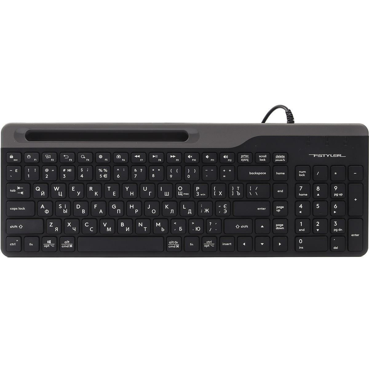 Клавіатура A4Tech Fstyler FK25 Black — ергономічна дротова клавіатура для комфортної роботи та ігор
