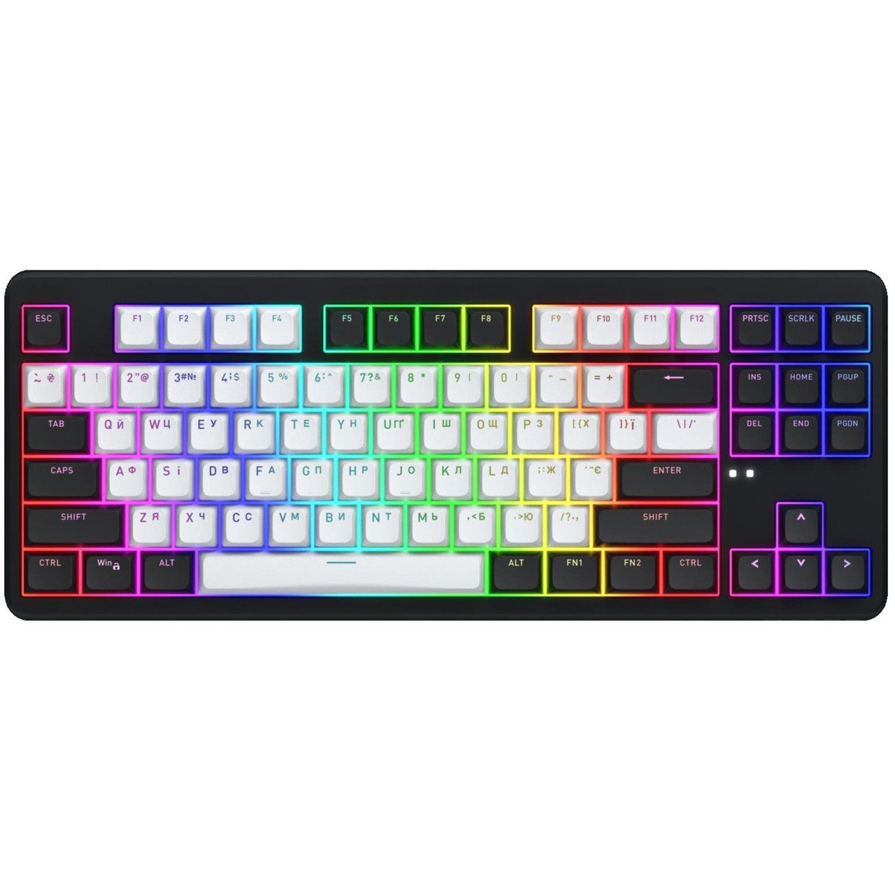 Ігрова клавіатура Hator Rockfall 3 Mecha TKL Wireless, механічна, Orange Black (HTK850UA)