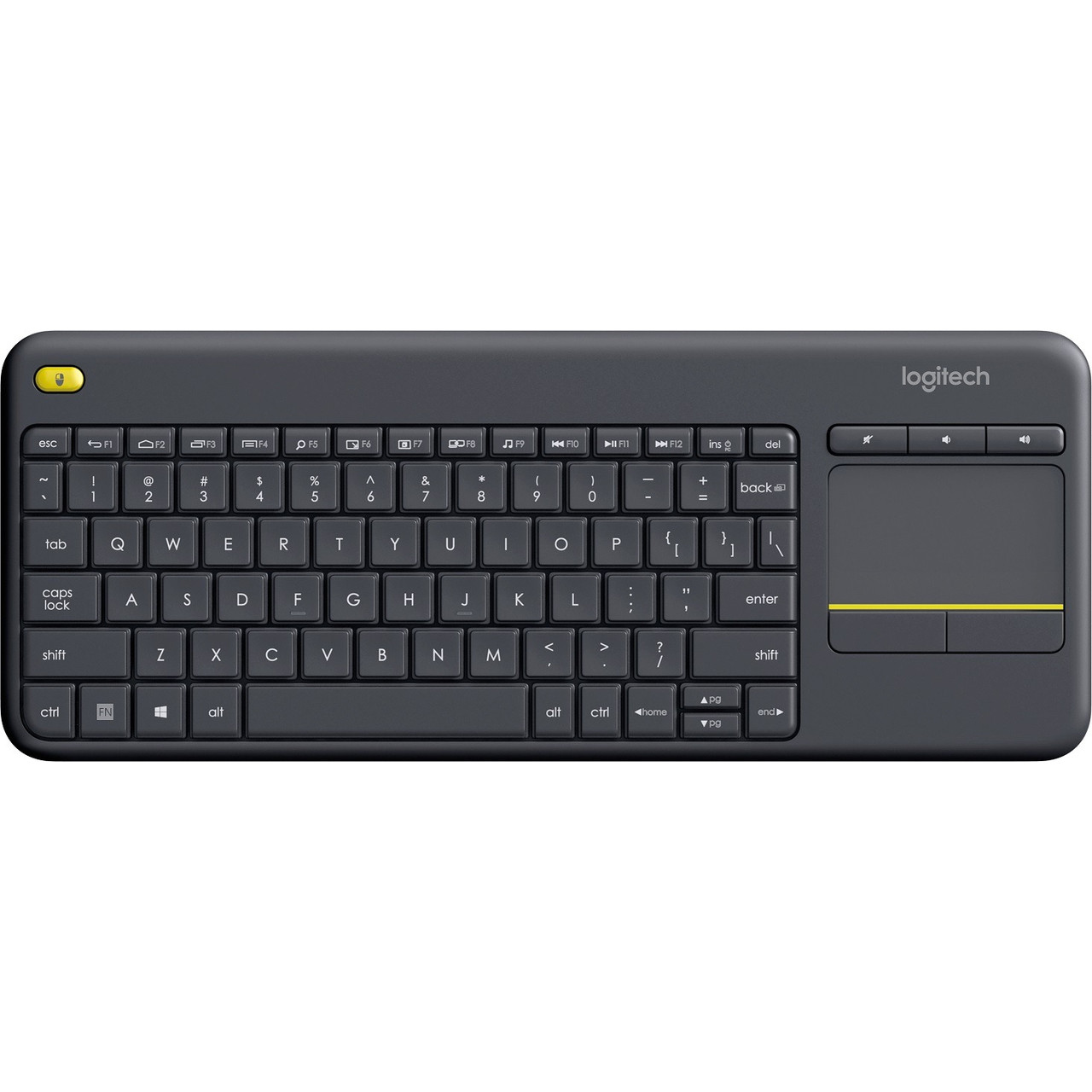 Бездротова клавіатура Logitech K400 Plus Black — зручність і свобода керування
