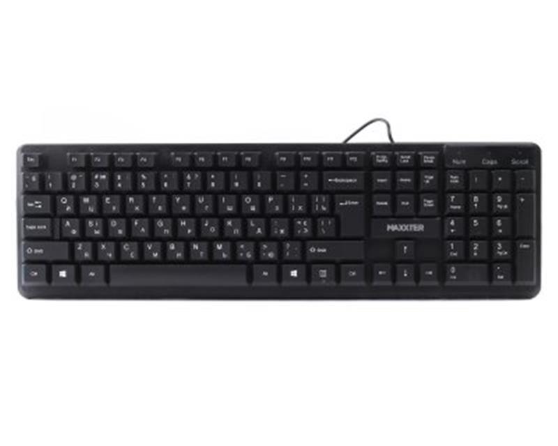 Клавiатура Maxxter KBM-U01-UA Black