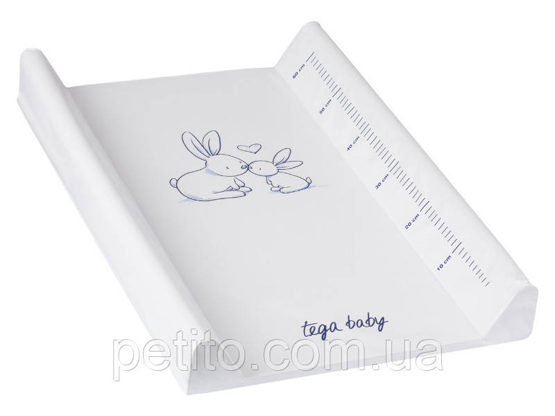 Килимок для пеленання Little Bunny 50x70 см white