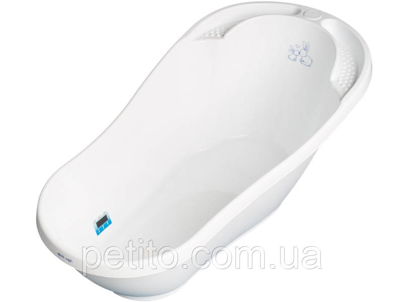 Ванна дитяча зі зливом Bunny 92 см white