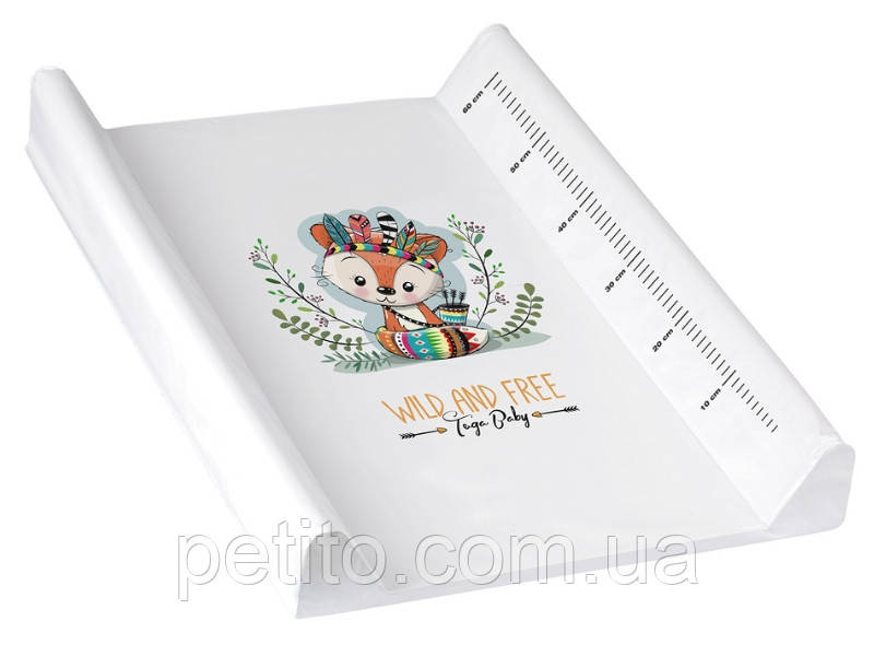 Килимок для пеленання WILD&FREE LITTLE FOX 50x70 см white