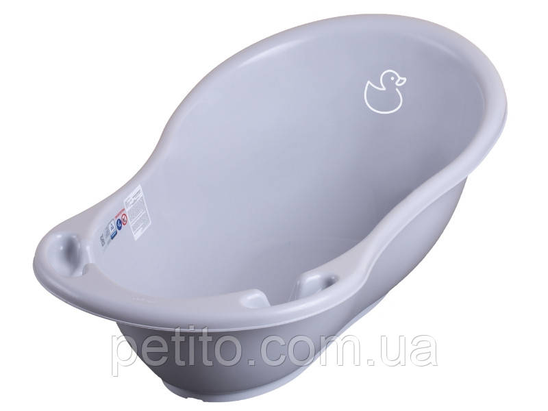 Ванна дитяча DUCK 86 см light gray