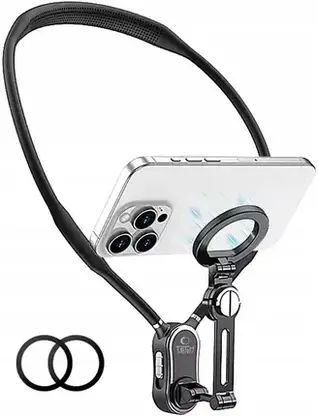 Чохол для телефону Tech Protect Uchwyt Na Szyję Do Telefonu Magsafe Ac100 Magnetic Neck Holder Black, фото 5