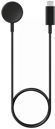 Зарядний пристрій  indukcyjna do Samsung Galaxy Watch 7 / 6 / 5 / 4 / 3 / Active / Active2 USB-C Black (EP-OL300BBEGWW)