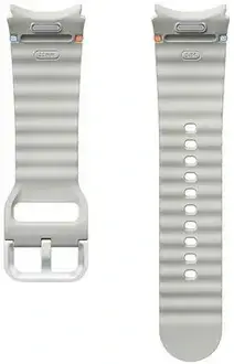 Ремінець для розумного годинника Samsung Sport Band 7 S/M Srebrny (ETSNL30SSEGEU), фото 3