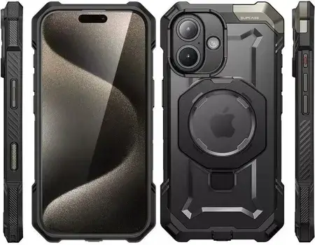 Чохол для телефону Supcase Etui Ub GrMag Magsafe Do Iphone 16 Black, фото 4
