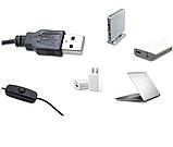 Світлодіодна лампа для сушіння гель-лаку з USB-портом та прищіпкою 5 Вт ультрафіолетова для манікюру HA-141, фото 3