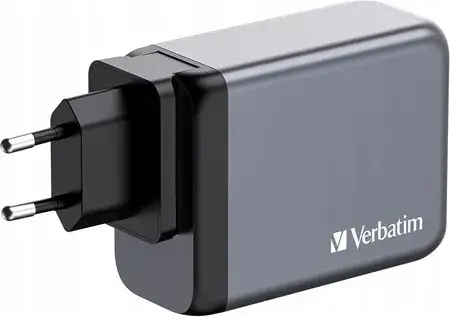 Зарядний пристрій Verbatim Gan 4 W 1 200W, фото 3