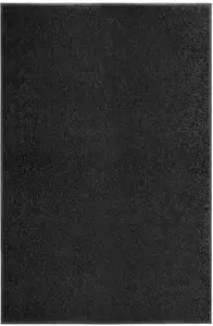Килимок Vidaxl Wycieraczka Z Możliwością Prania Black 120X180Cm (323414)