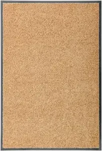 Килимок vidaXL Wycieraczka Z Możliwością Prania Kremowa 60X90Cm (323464)