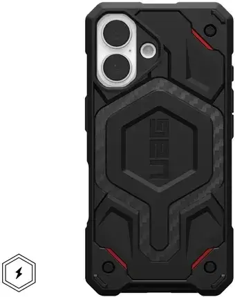Чохол для телефону Uag Etui Monarch Pro Do Apple Iphone 16 Kevlar Black, фото 1