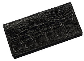 Гаманець зі шкіри крокодила Ekzotic Leather Чорний (cw11_4)