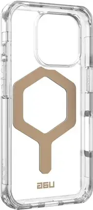 Чохол для телефону UAG Plyo Magsafe - obudowa ochronna do iPhone 16 Pro Max kompatybilna z MagSafe (ice/gold) (114481114381), фото 1
