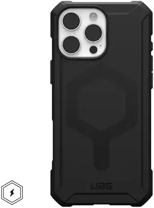 Чохол для телефону Uag Etui Essential Armor Magsafe Do Apple Iphone 16 Pro Max Black, фото 1