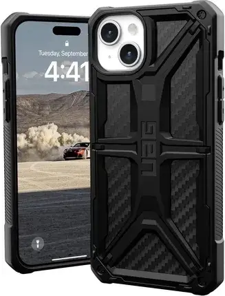Чохол для телефону UAG Monarch do iPhone 15 Plus carbon fiber (114309114242), фото 3