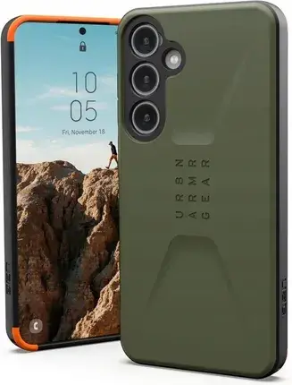 Чохол для телефону UAG Civilian do Samsung Galaxy S24 Plus olive drab, фото 1